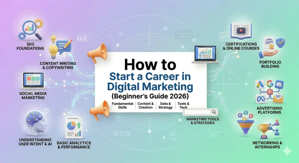 How to Start a Career in Digital Marketing in 2026
