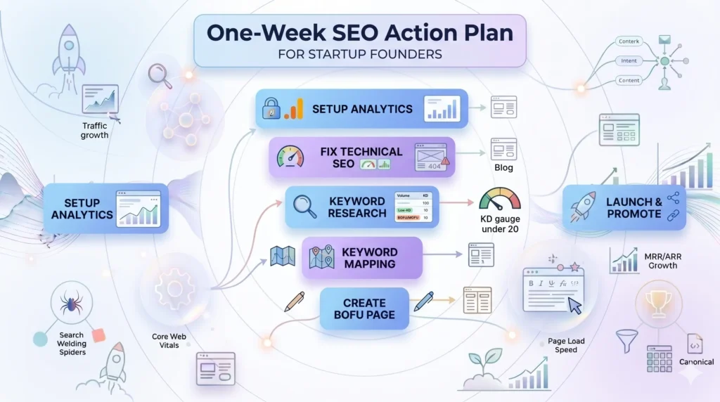 One-Week SEO Action Plan for Founders