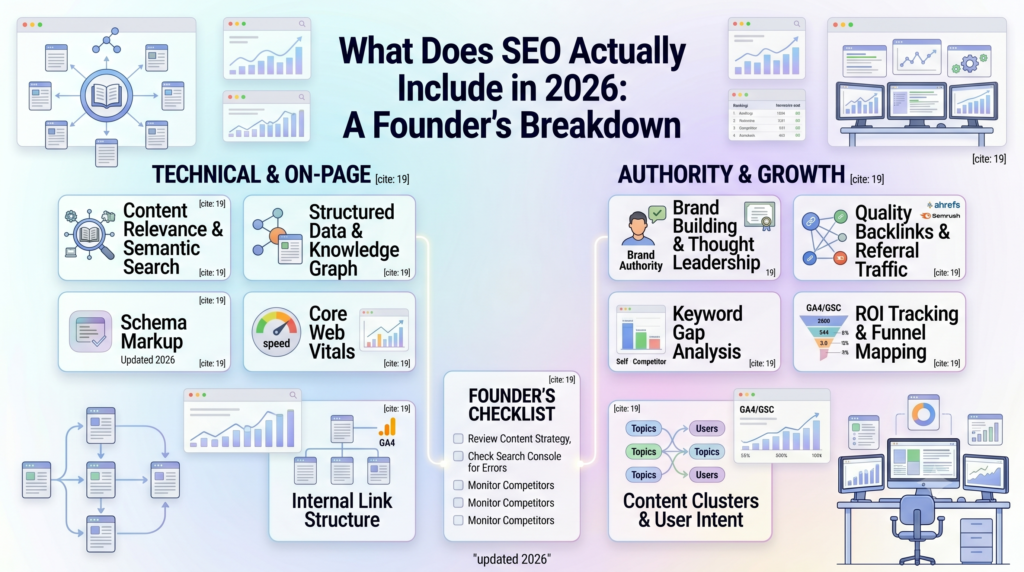 What does seo include in 2026
