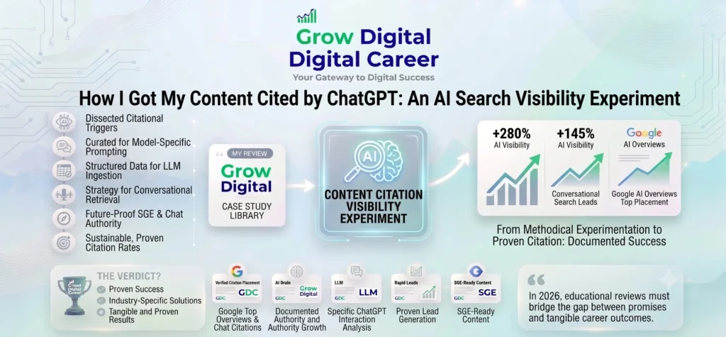 Case Study - How I Got My Content Cited by ChatGPT An AI Search Visibility Experiment