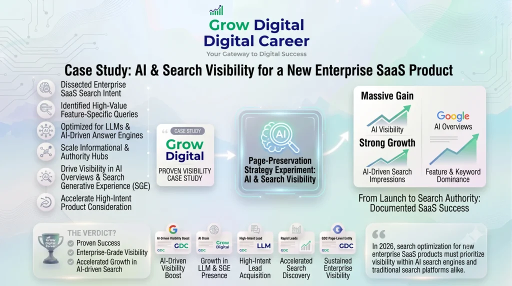 Case Study - AI & Search Visibility for Enterprise SaaS Product